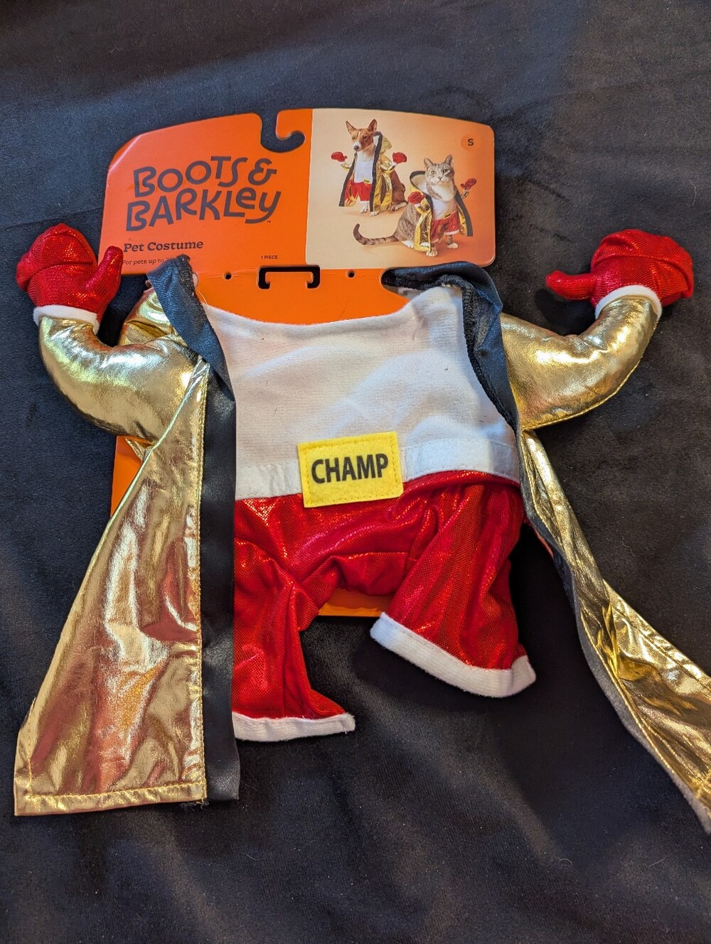 Boxer Pet Costume CHAMP  Size Small BNWT